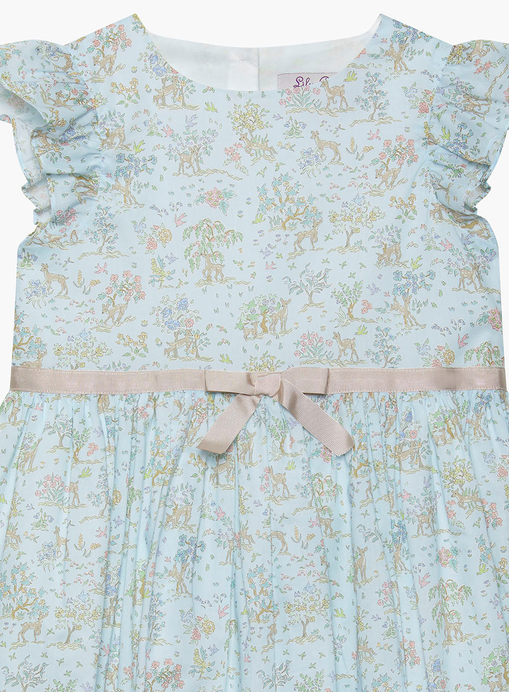 Lily Rose Dress Etta Fawn Frill Sleeved Dress