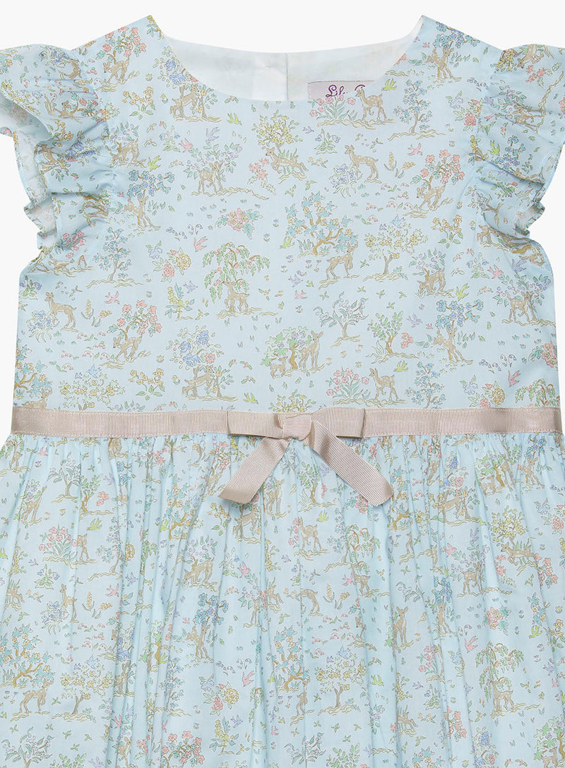 Lily Rose Dress Etta Fawn Frill Sleeved Dress