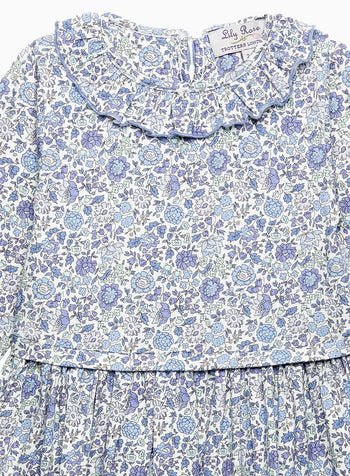 Lily Rose Dress Jersey Dress in Blue Danjo