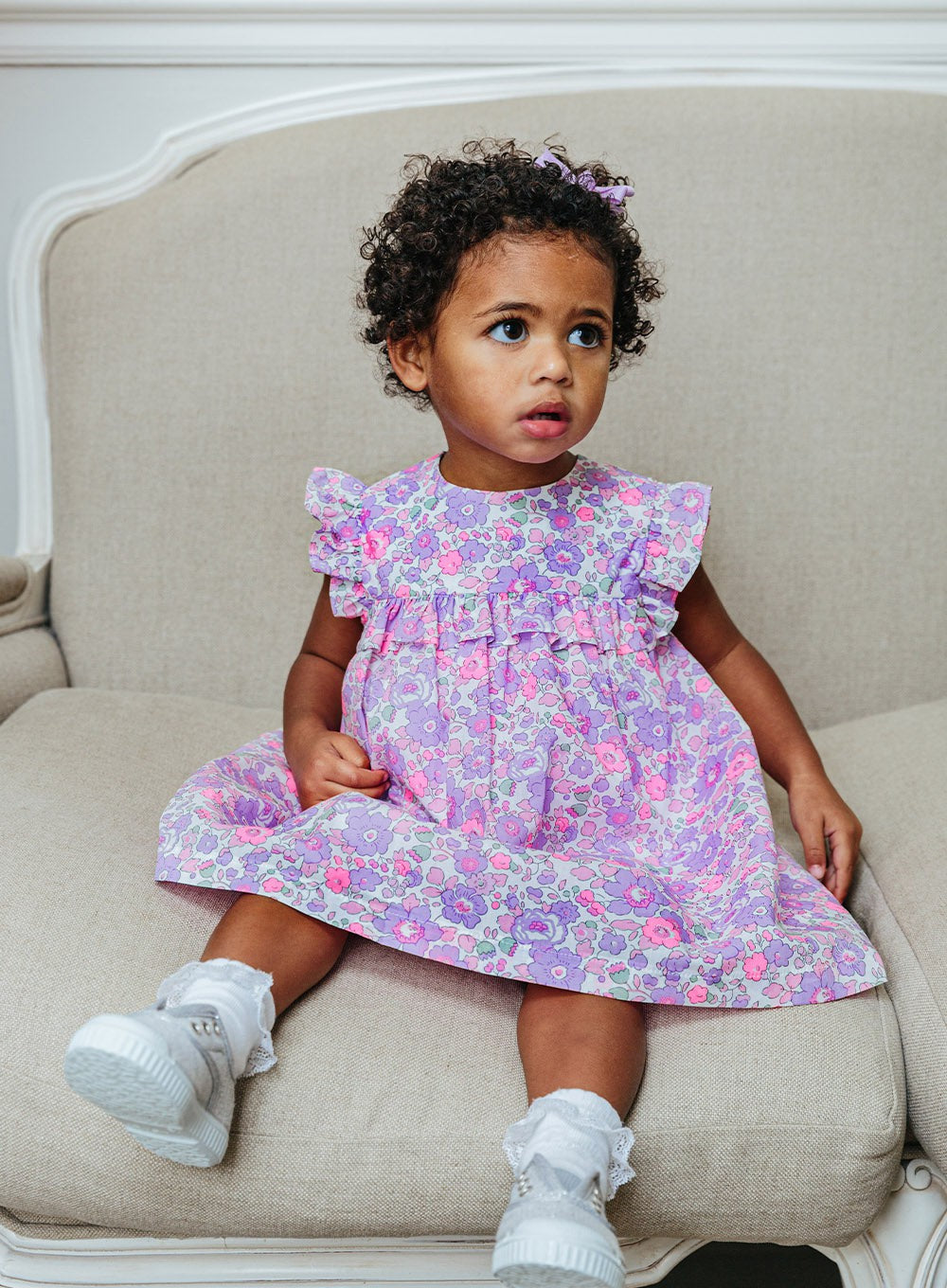 Enig med Kvæle Slibende Lily Rose Baby Girls Betsy Ruffle Dress Lilac Betsy | Trotters London –  Trotters Childrenswear USA