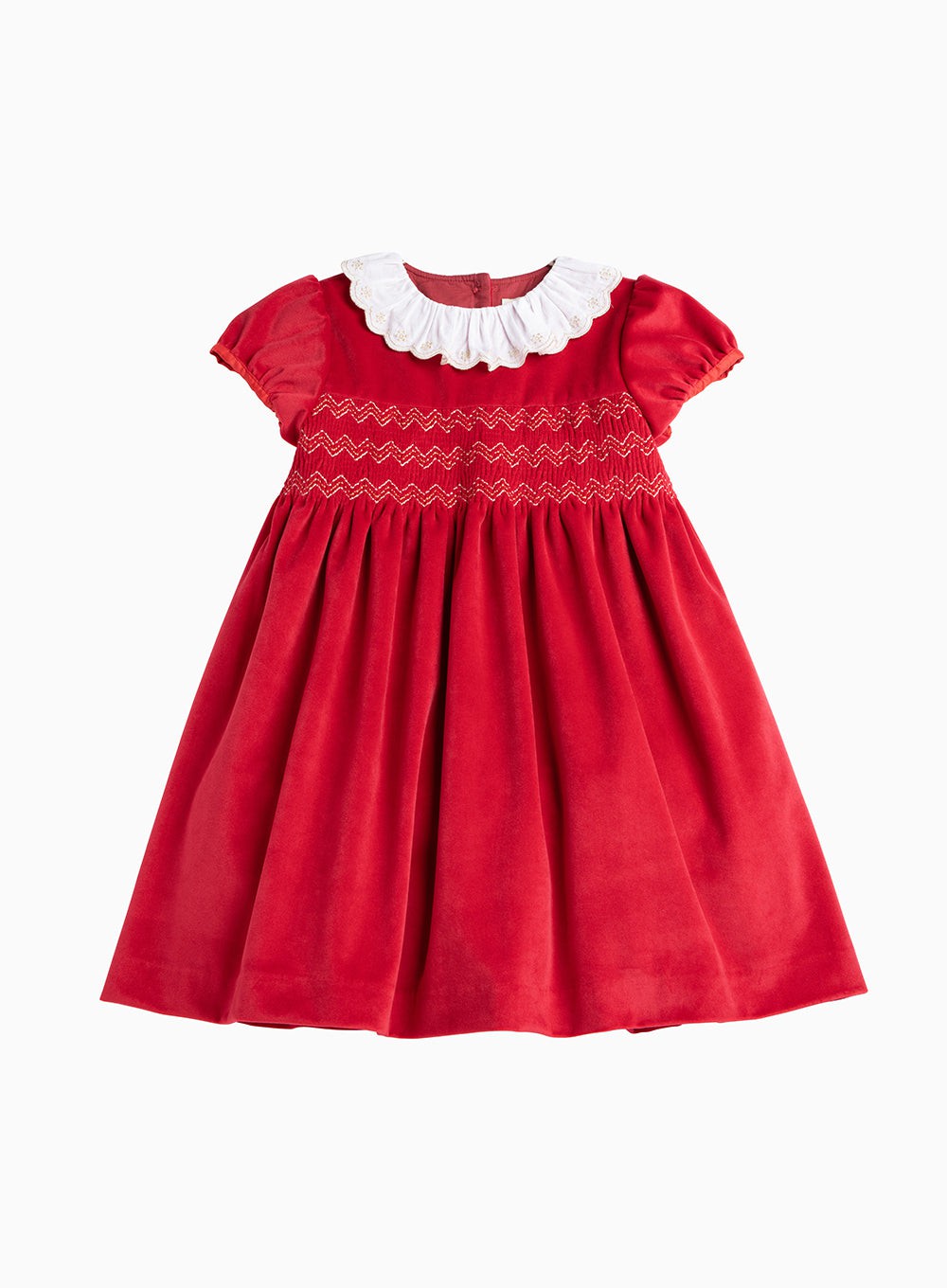 Lily Rose Gold Dress Octavia Velvet Party Dress in Red