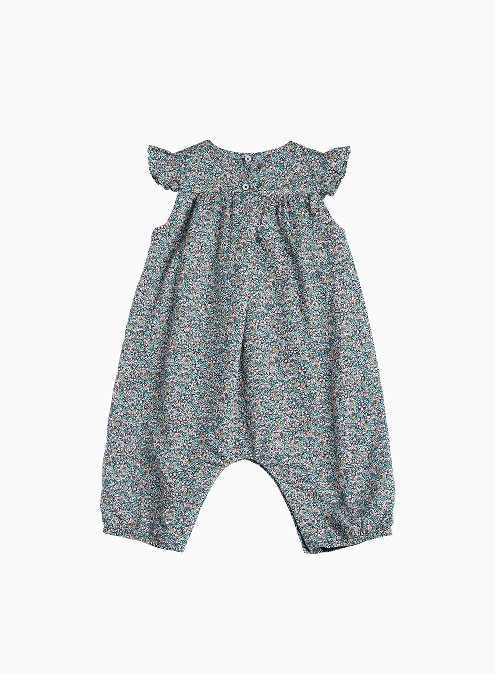 Lily Rose Romper Little Frill Sleeved Romper in Ragged Robin