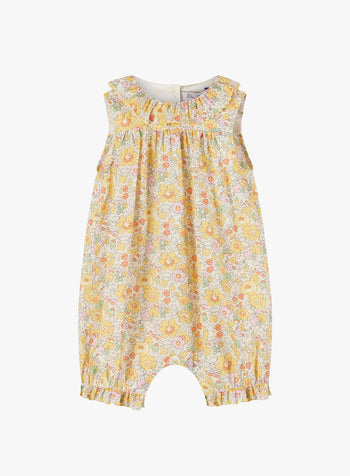 Lily Rose Romper Little Willow Romper in Buttercup Betsy