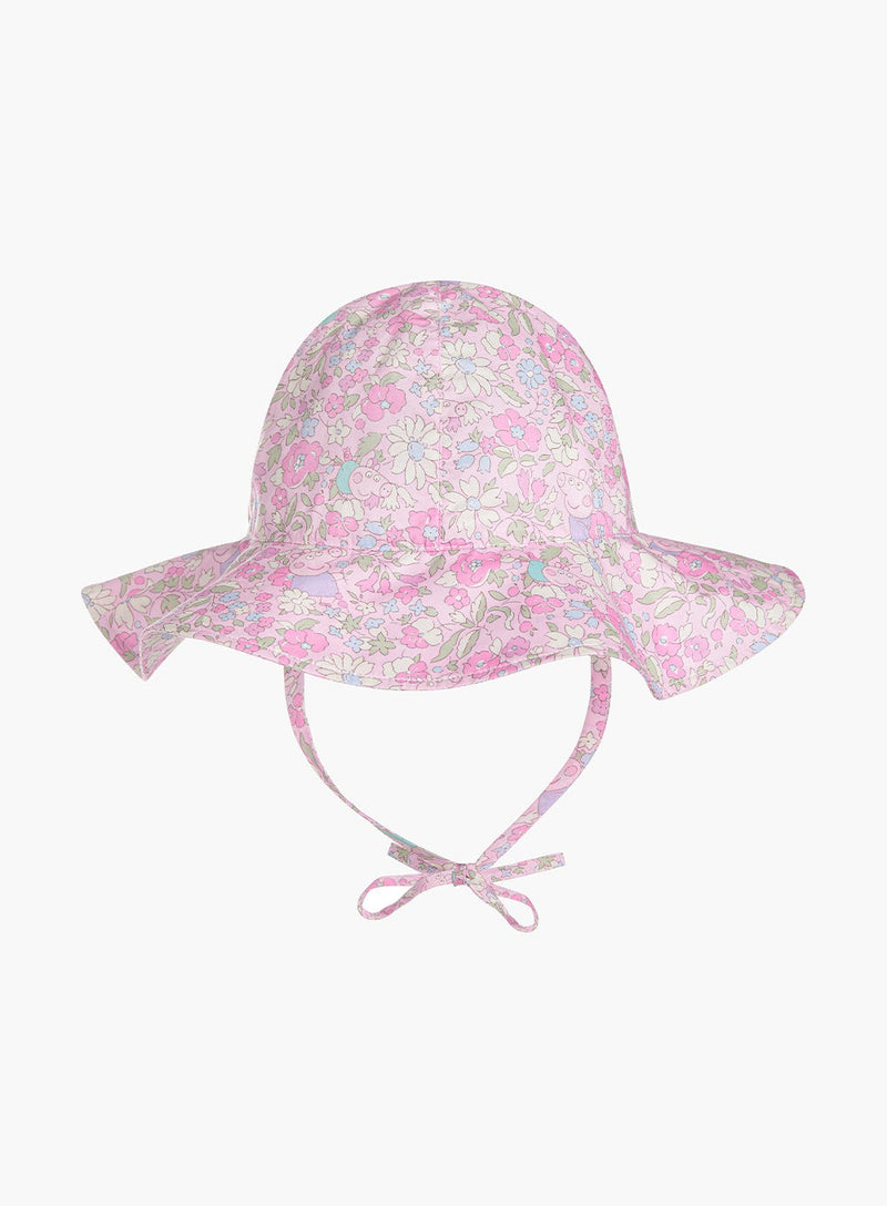 Lily Rose Sun Hat Peppa Hat in Pink Peppa Meadow