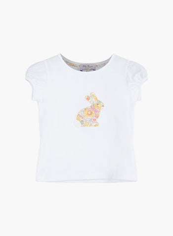 Lily Rose Top Betsy Bunny Appliqué T-Shirt