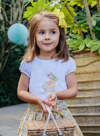 Lily Rose Top Betsy Bunny Appliqué T-Shirt