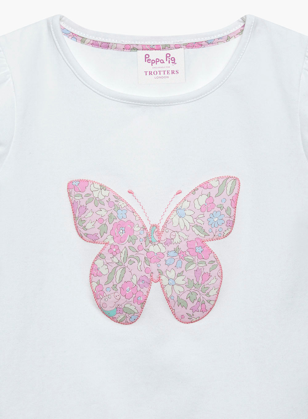 Lily Rose x PEPPA PIG Top Peppa Butterfly Appliqué© Jersey Top