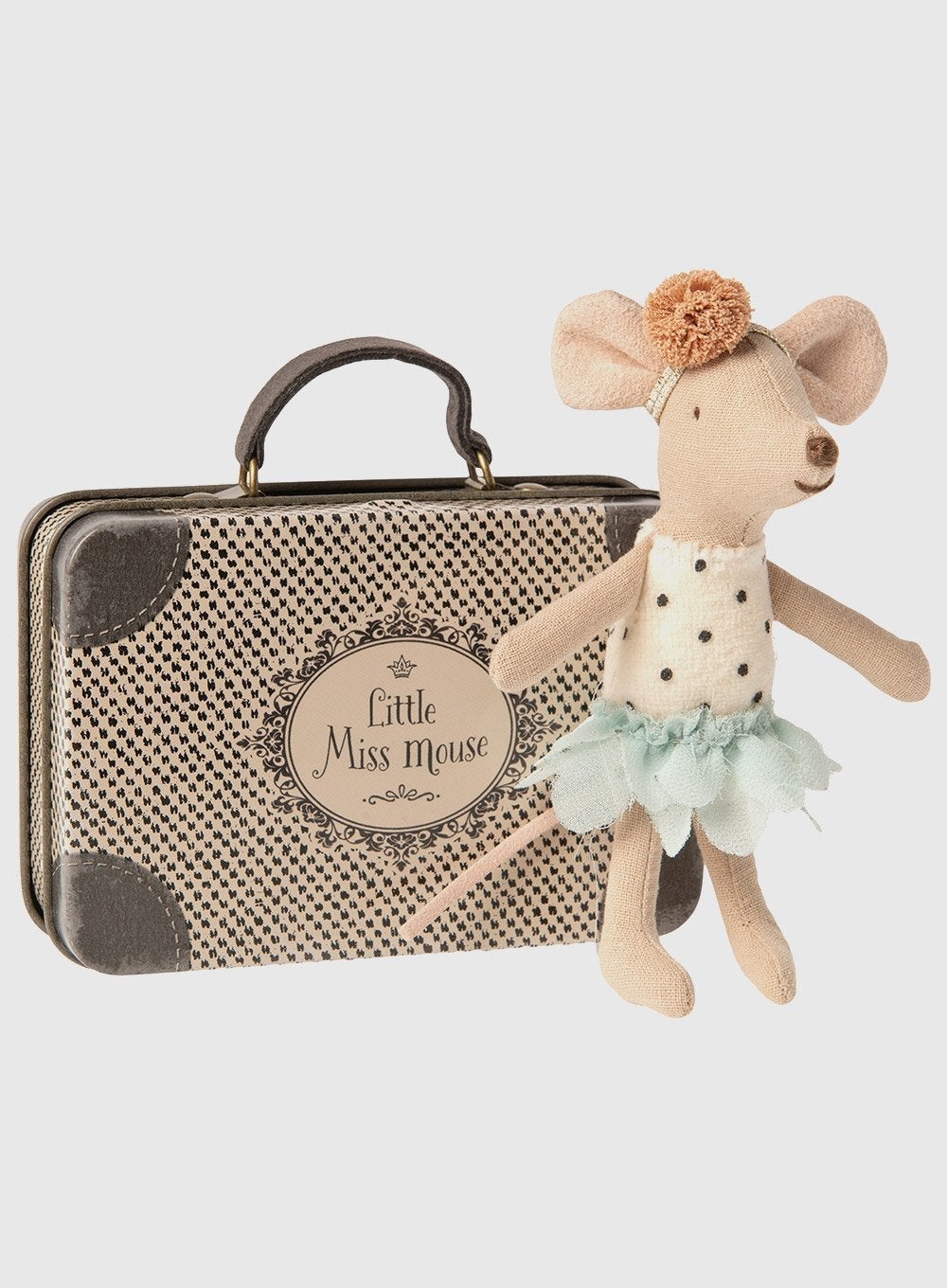 Maileg Toy Maileg Little Sister Mouse with a Suitcase