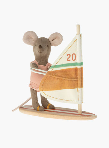 Maileg Toy Maileg Surfer Mouse Little Sister