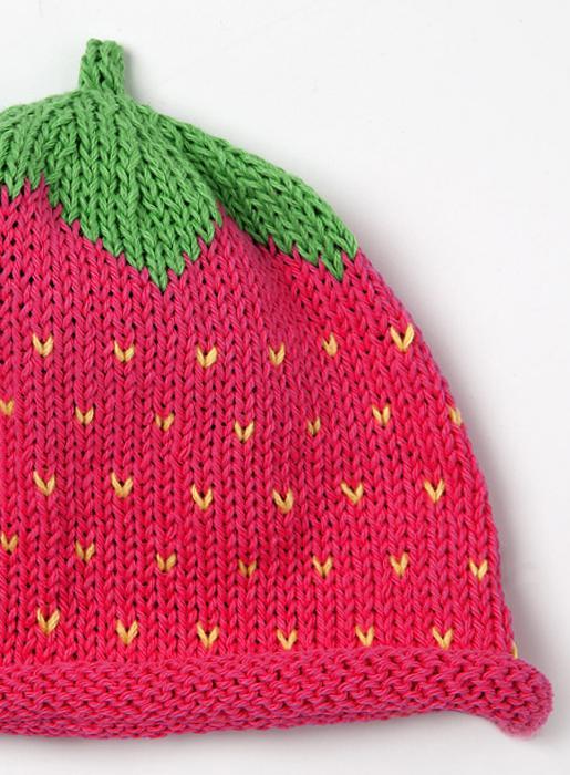 Merry Berries Hats Little Merry Berries Hat in Raspberry - Trotters Childrenswear