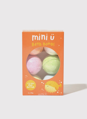 Mini U Hair Care New Mini-U Bath Bombs - Pack of 6 - Trotters Childrenswear