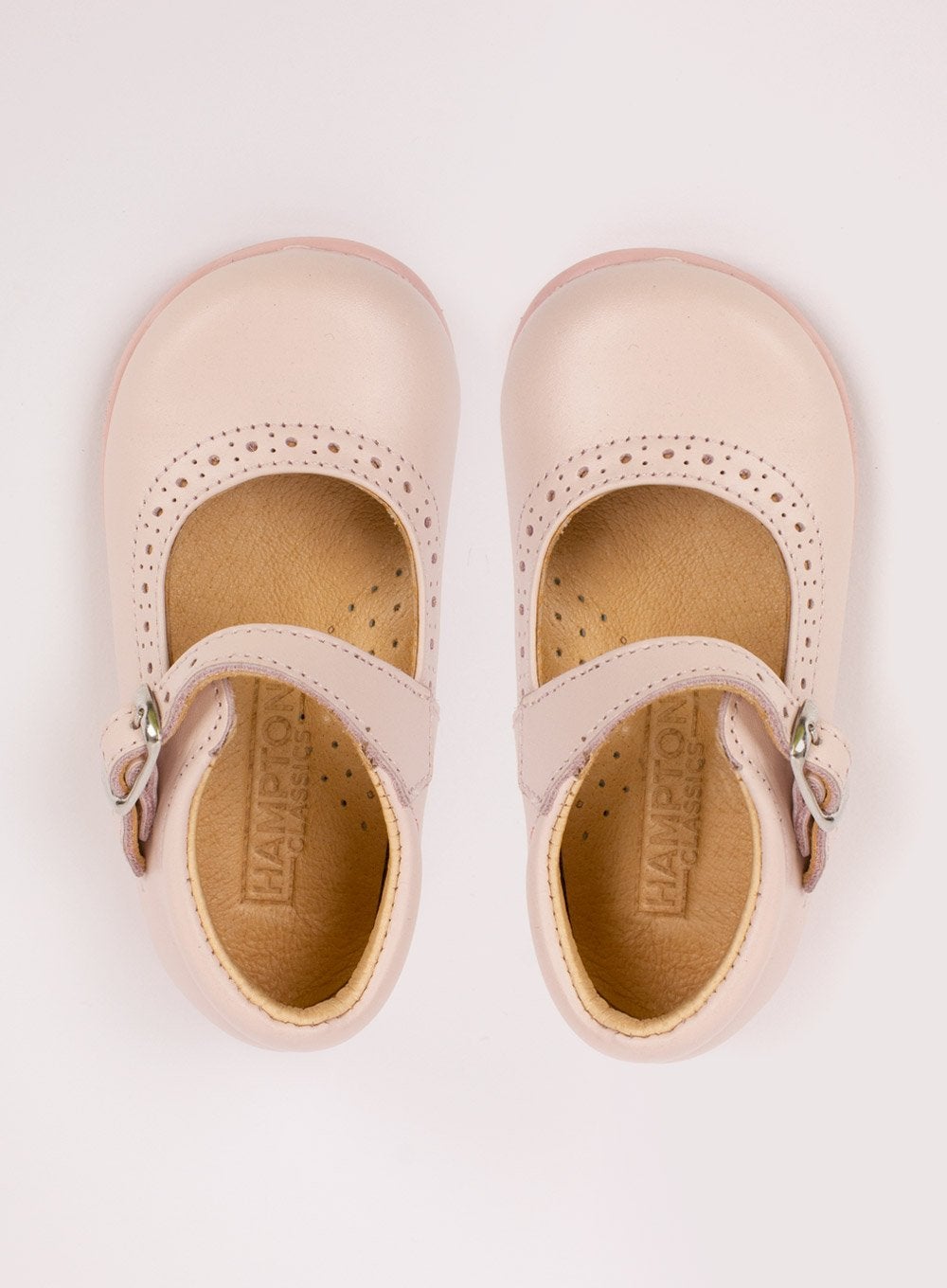 My First Hampton Classics First walkers My First Hampton Classics Jemima First Walkers in Pink - Trotters Childrenswear