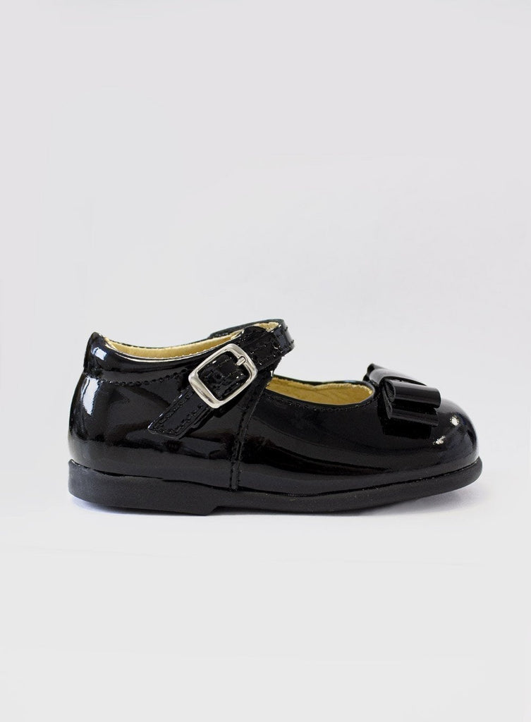 My First Hampton Classics Josephine First Walkers in Black Patent ...