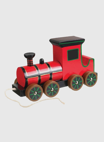 Orange Tree Toy Pull-Along Steam Train