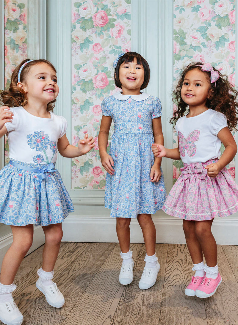 PEPPA PIG x Trotters Skirt Bow Skirt in Pink Peppa Meadow
