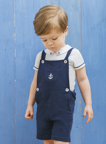 Petit Breton Bib Shorts Little Philippe Bib Shorts in Navy