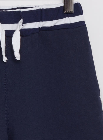 Petit Breton Shorts Little Ethan Shorts in Navy - Trotters Childrenswear