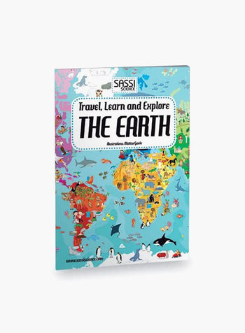 Sassi Science Book Travel Learn Explore: The Earth Book & Jigsaw