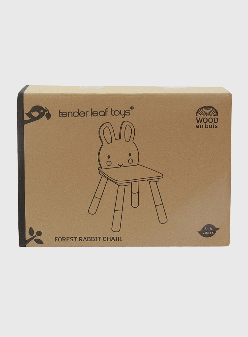 Tender Leaf Toys Chair Forest Chair in Rabbit - Trotters Childrenswear