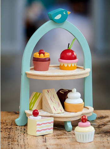 Tender Leaf Toys Toy Birdie Afternoon Tea Stand