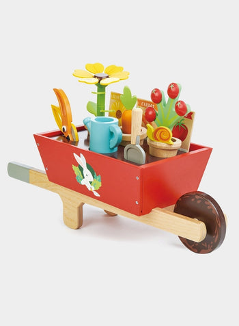 Tender Leaf Toys Toy Garden Wheelbarrow Set