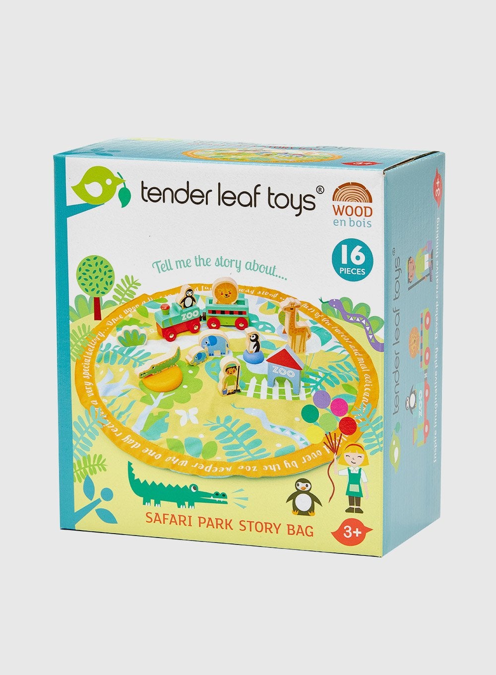 Tender Leaf Toys Toy Safari Story Bag - Trotters Childrenswear