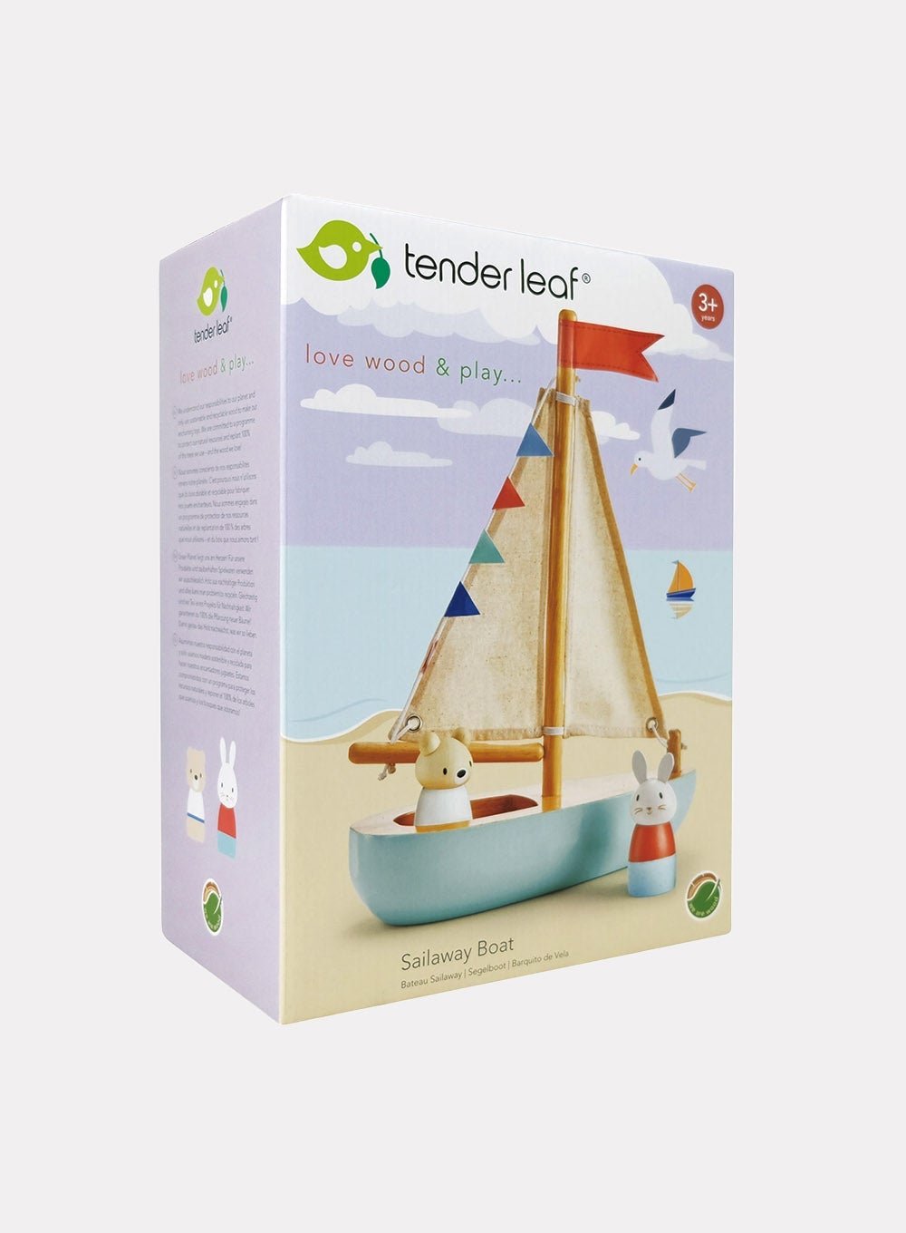 Tender Leaf Toys Toy Sailaway Boat