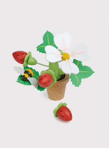 Tender Leaf Toys Toy Strawberry Flower Pot