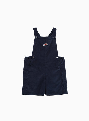 Little Alfie Bib Shorts in Navy
