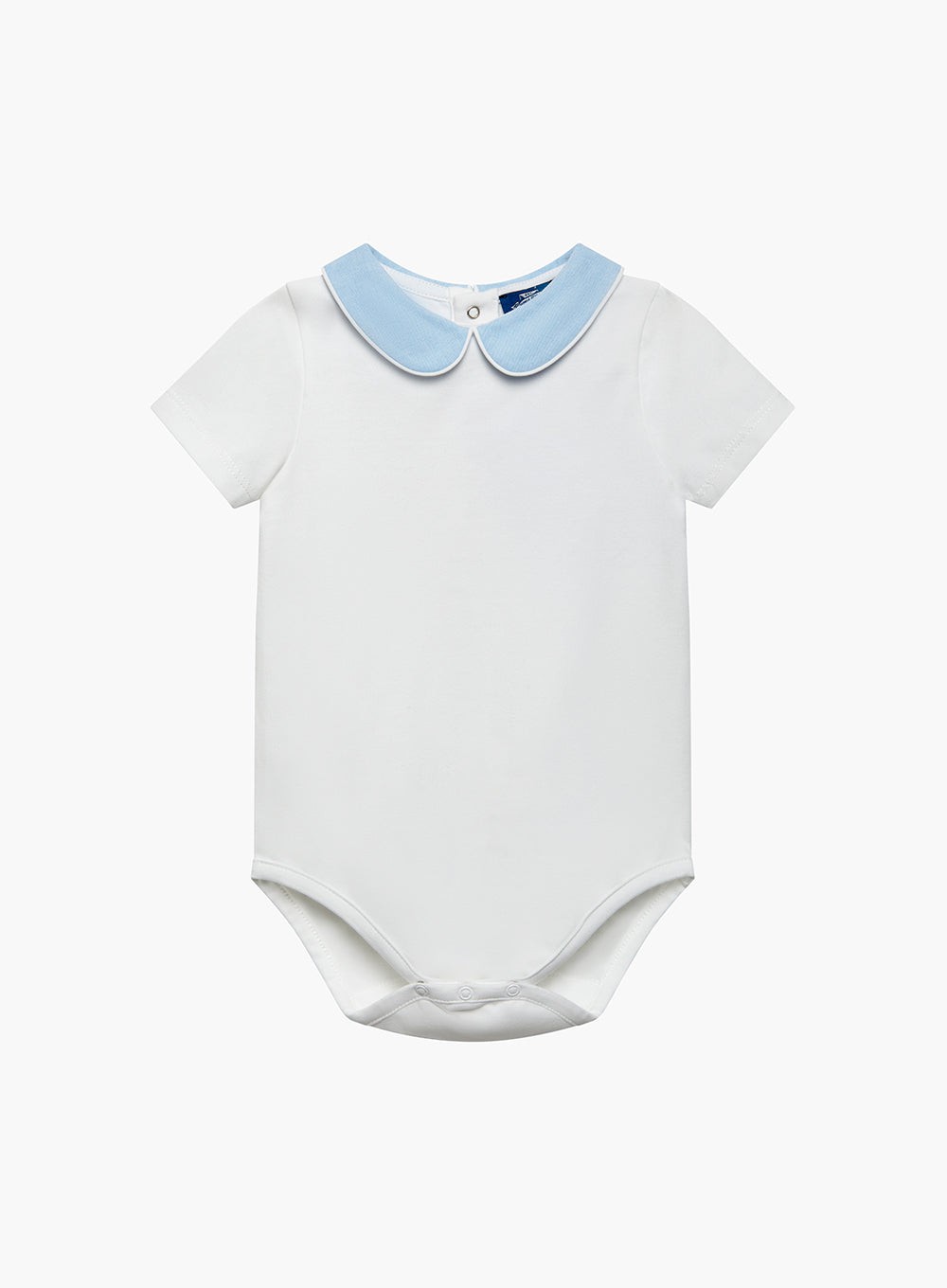 Thomas Brown Body Baby Short-Sleeved Milo Chambray Collar Body