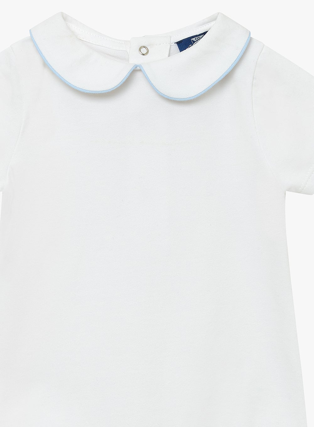 Thomas Brown Body Little Short-Sleeved Milo Body in White/Blue