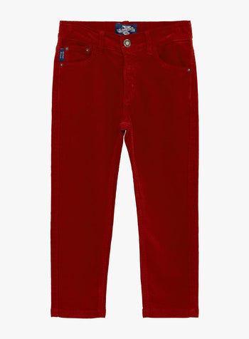 Thomas Brown Jeans Jake Jeans in Deep Red