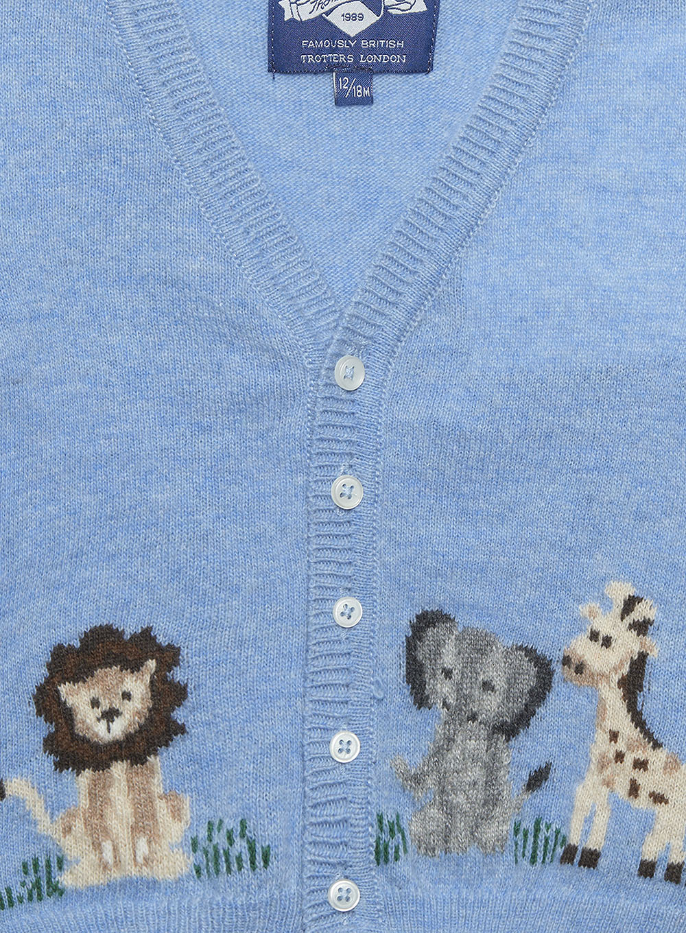 Thomas Brown Jumper Baby Augustus Lion + Friends Cardigan