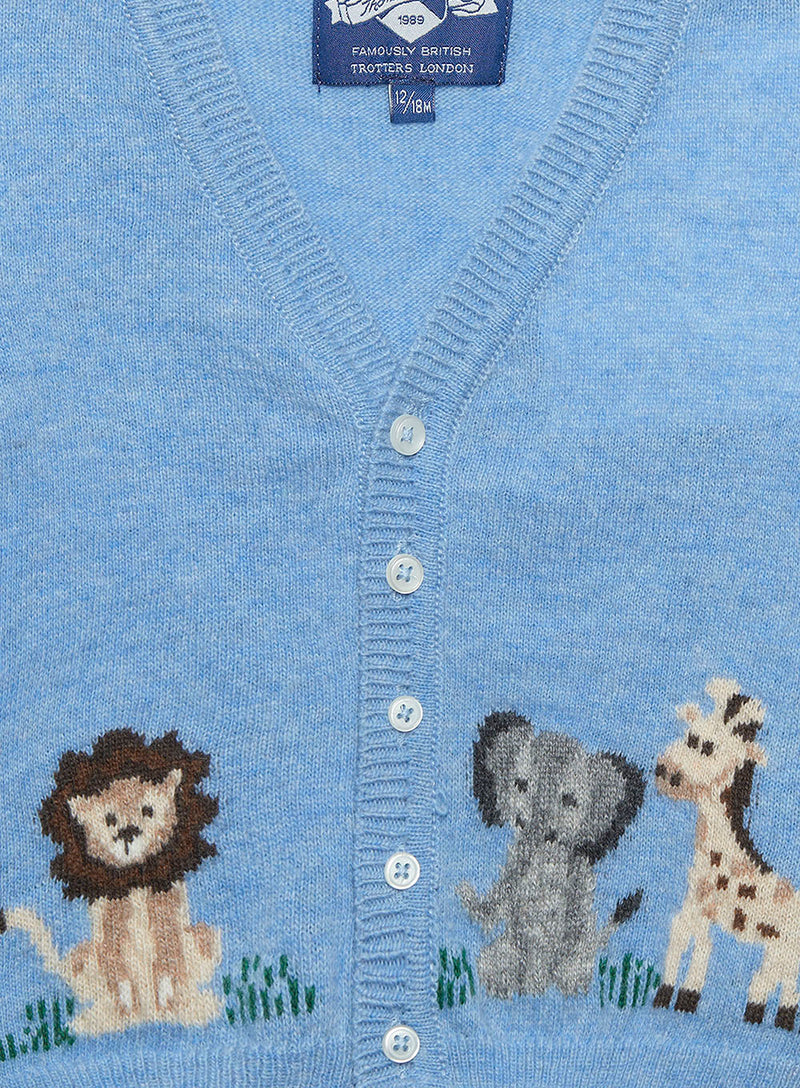 Thomas Brown Jumper Baby Augustus Lion + Friends Cardigan