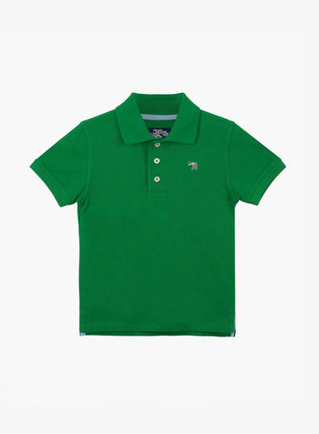 Harry Piqué Polo in Green