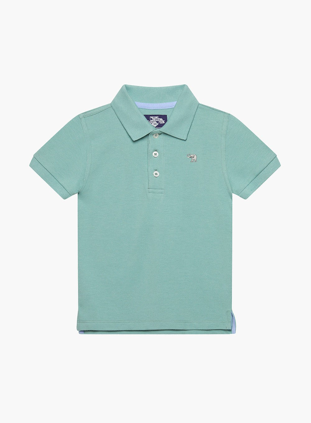 Thomas Brown Polo Harry Piqué Polo Shirt in Sage