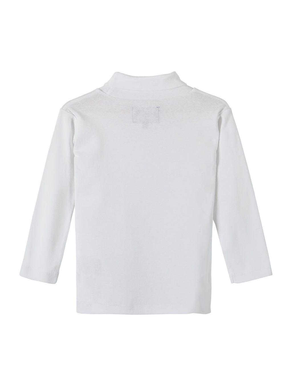 Thomas Brown Roll Neck Unisex Classic Rollneck in White