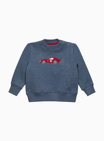 Thomas Brown Sweatshirt Little Sebastian Car Sweatshirt