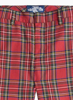 Donald Pants in Red Plaid
