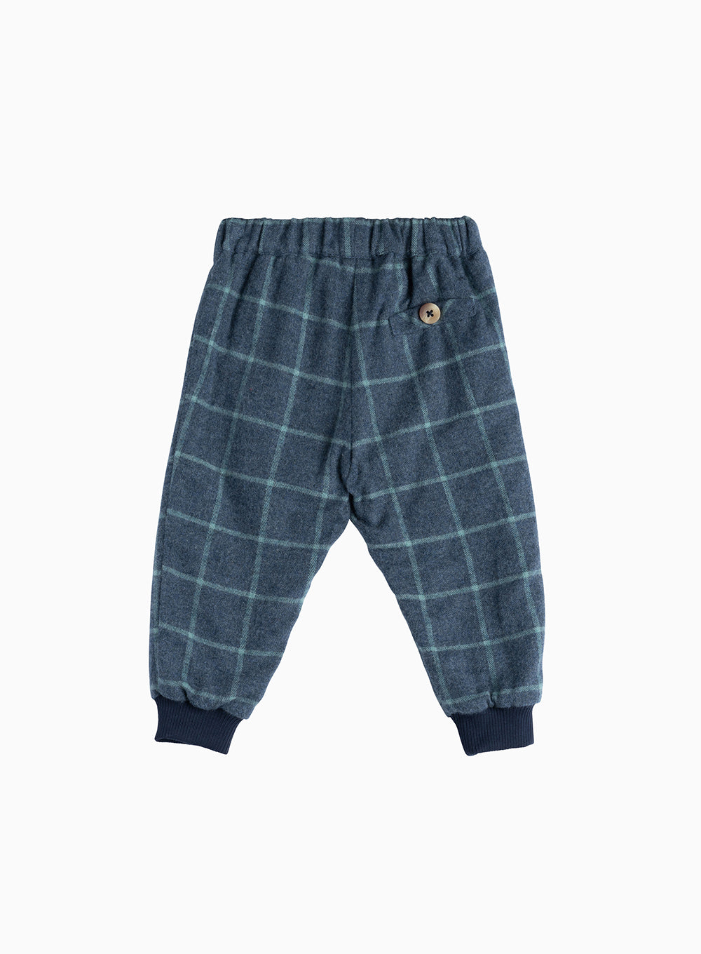 Thomas Brown Trousers Little Orly Trousers in Navy Check