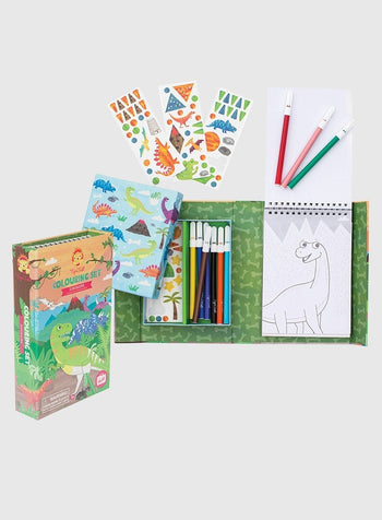 Tiger Tribe Toy Dinosaur Colouring Set