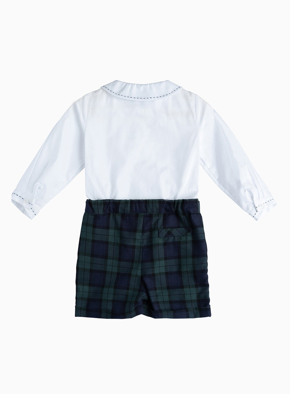Trotters Heritage Set Little Rupert Set in Navy Tartan