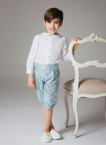 The Edward Pageboy Set in Pale Blue