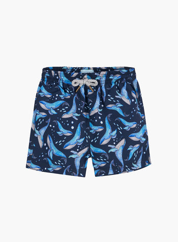 Trotters Swim Swimshorts Baby Swimshorts in Whale
