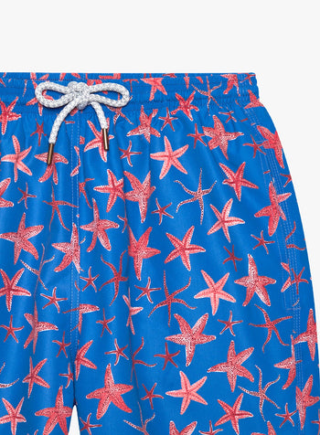 Mens Daddy & Me Swimshorts in Starfish