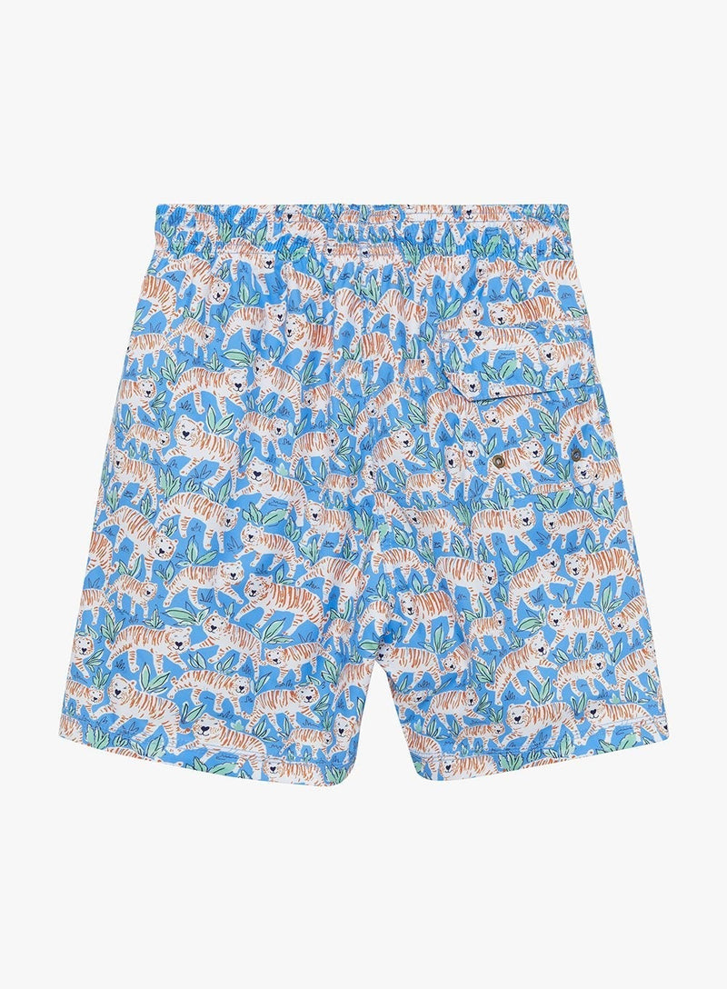 Trotters Swim Swimshorts Mens Daddy & Me Swimshorts in Tiger
