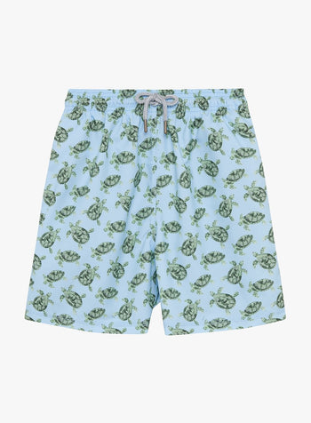 Trotters Swim Swimshorts Mens Daddy & Me Swimshorts in Turtle