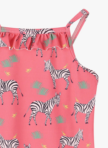 Little Frill Swimsuit in Zebra