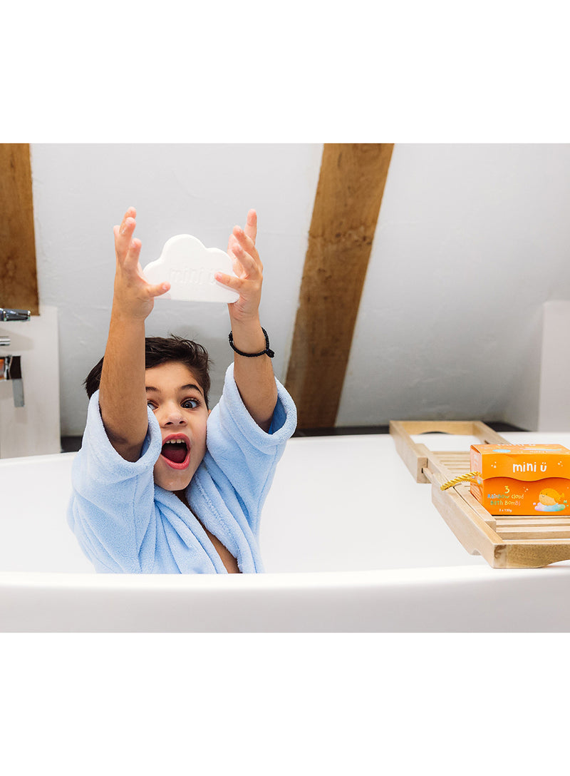 New Mini-U Rainbow Cloud Bath Bombs - Pack of 3