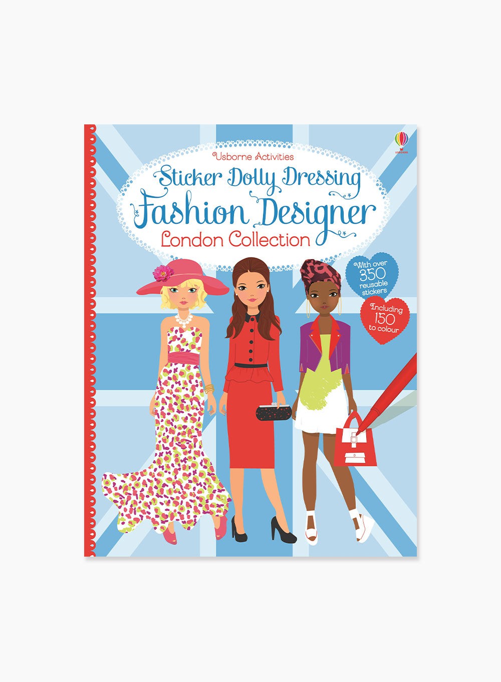 Usborne's Dolly Dressing Fashion Designer London Sticker Book